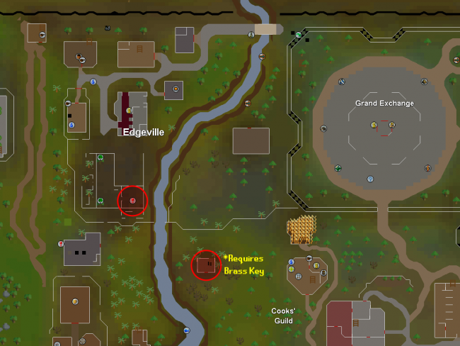 Entrances to the Edgeville Dungeon